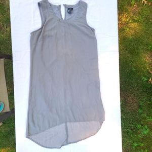 Grey sheer/flowy dress